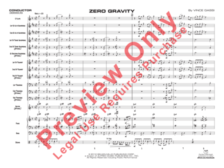 Zero Gravity Jazz Ensemble scores gallery preview page 4
