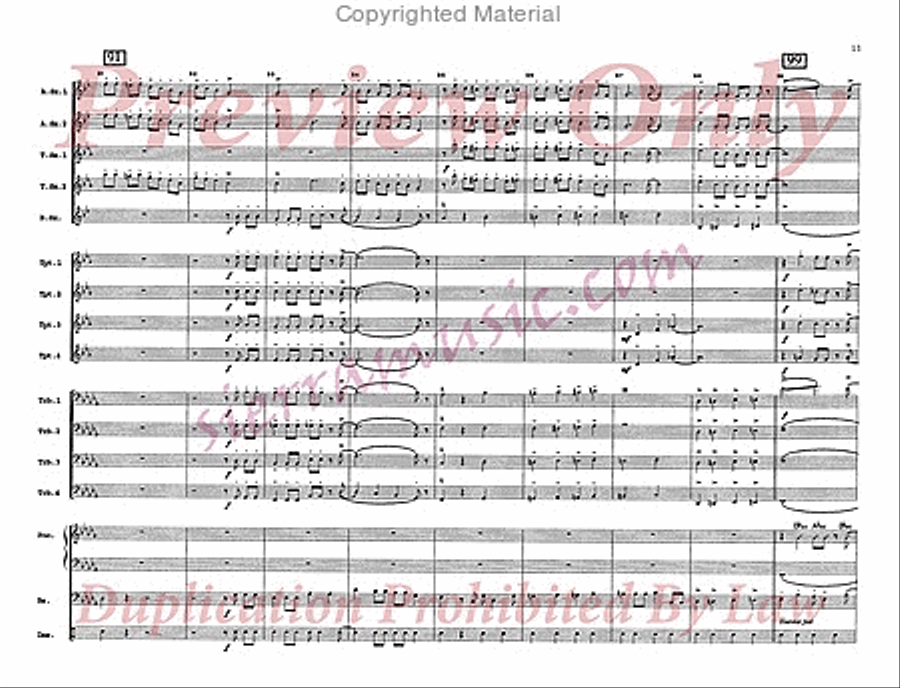 Shadrack Big Band scores gallery preview page 12