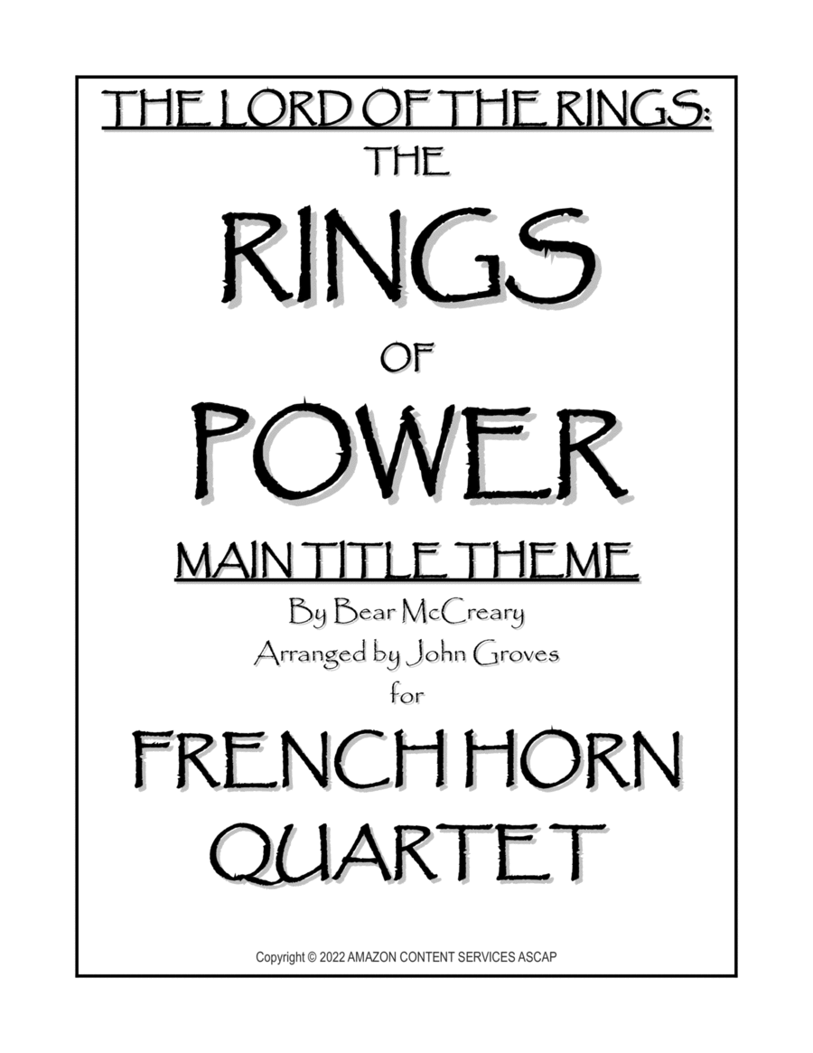 The Lord Of The Rings: The Rings Of Power - Main Title Theme image number null