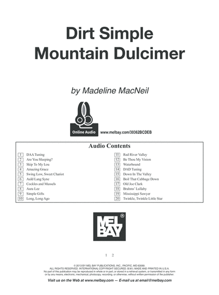 Dirt Simple Mountain Dulcimer image number null