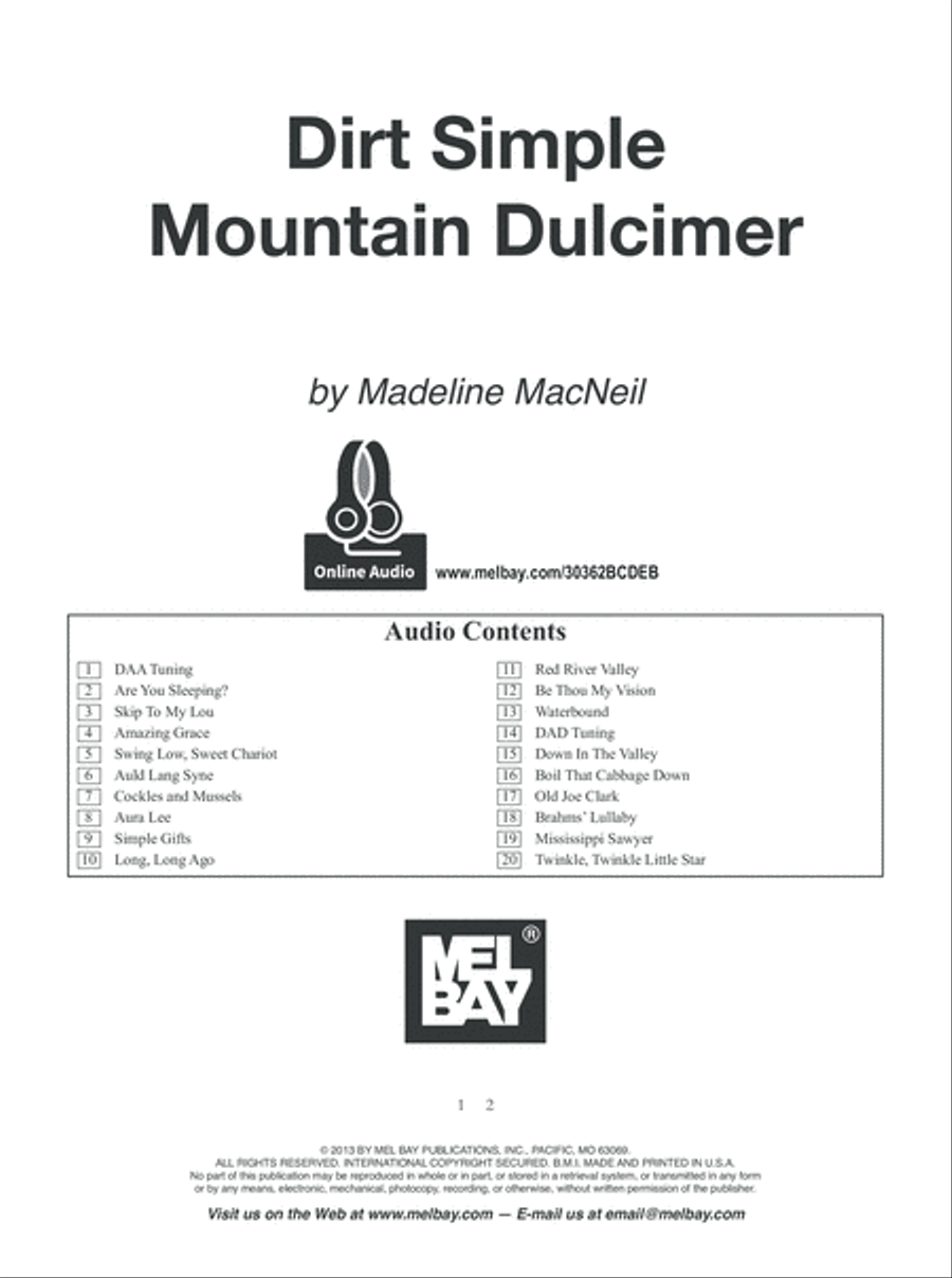 Dirt Simple Mountain Dulcimer image number null