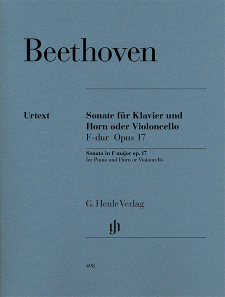 Ludwig van Beethoven: Sonata F major op. 17 for Piano and Horn (or Violoncello)