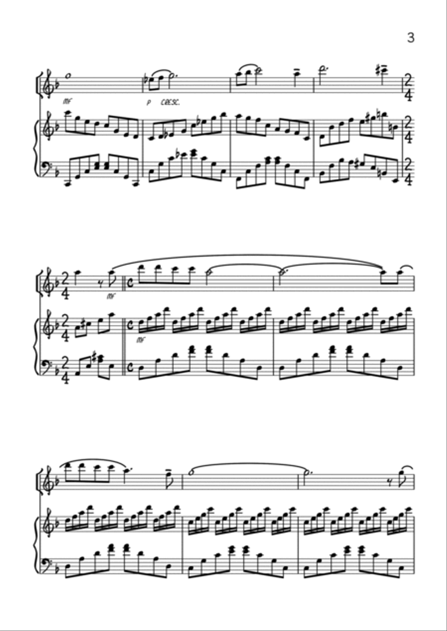 Walking In The Air Walking In The Air Flute Solo scores gallery preview page 3