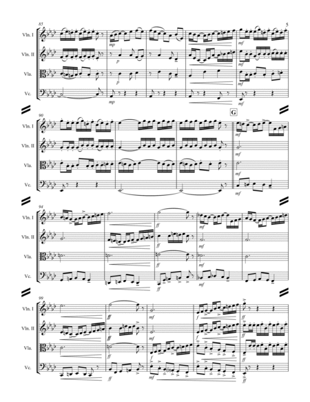 Rimsky-Korsakov – “Procession of Nobles” from Mlada (for String Quartet) image number null