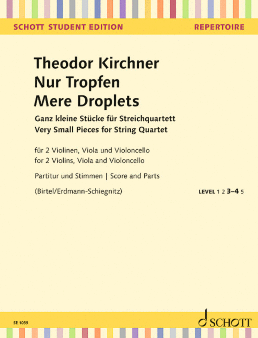 Mere Droplets String Quartet scores gallery preview page 1