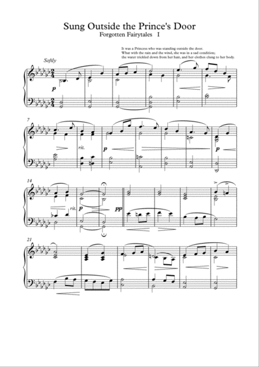 Masterpieces for solo piano Forgotten Fairytales Masterpieces for solo piano Forgotten Fairytales Piano Solo scores gallery preview page 2