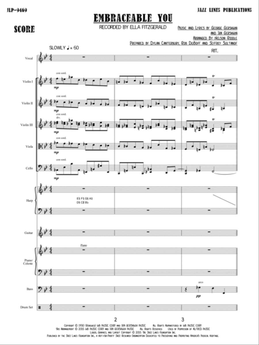 Embraceable You Orchestra scores gallery preview page 4