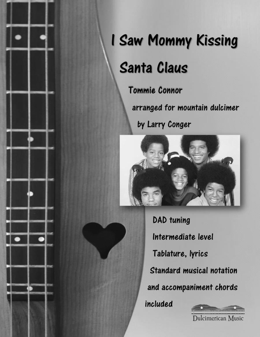 I Saw Mommy Kissing Santa Claus Dulcimer scores gallery preview page 1
