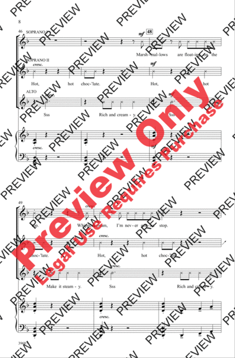 Hot Chocolate! Women's Choir scores gallery preview page 7