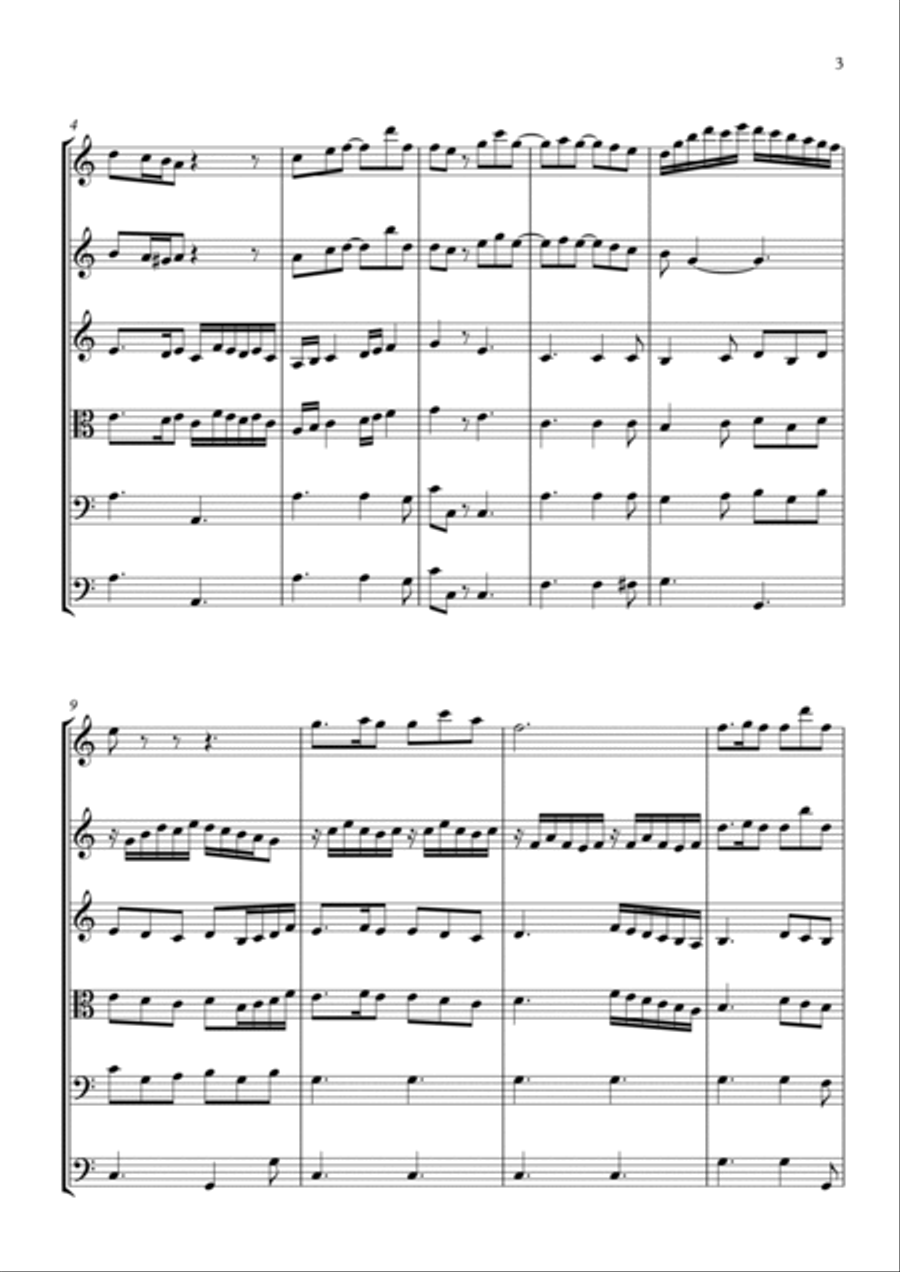 Siciliano - for String Orchestra String Orchestra scores gallery preview page 6