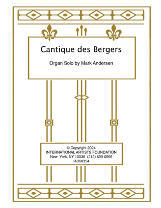 Cantique des Bergers for organ by Mark Andersen