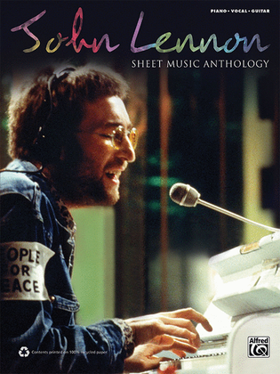 Book cover for John Lennon -- Sheet Music Anthology