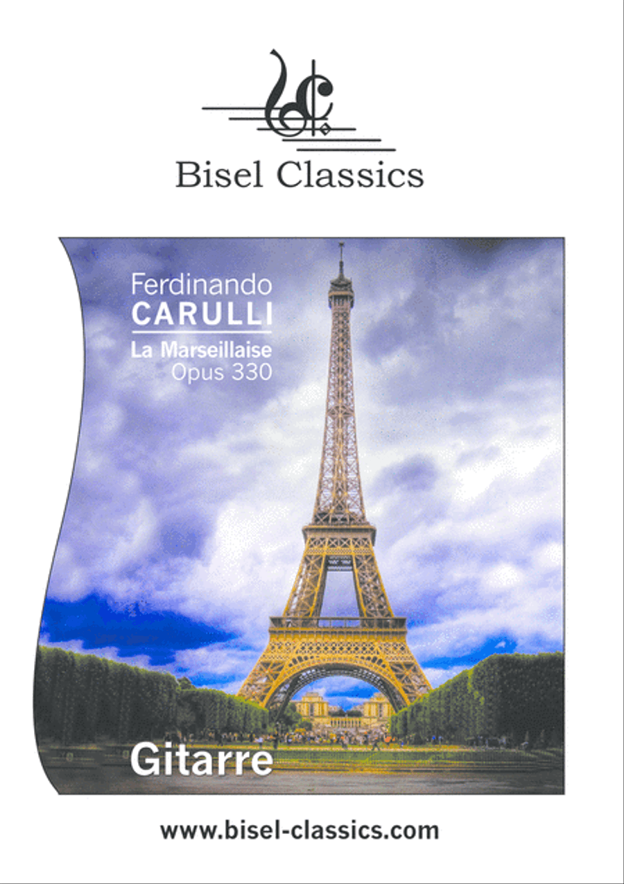 La Marseillaise, Opus 330 Classical Guitar scores gallery preview page 1