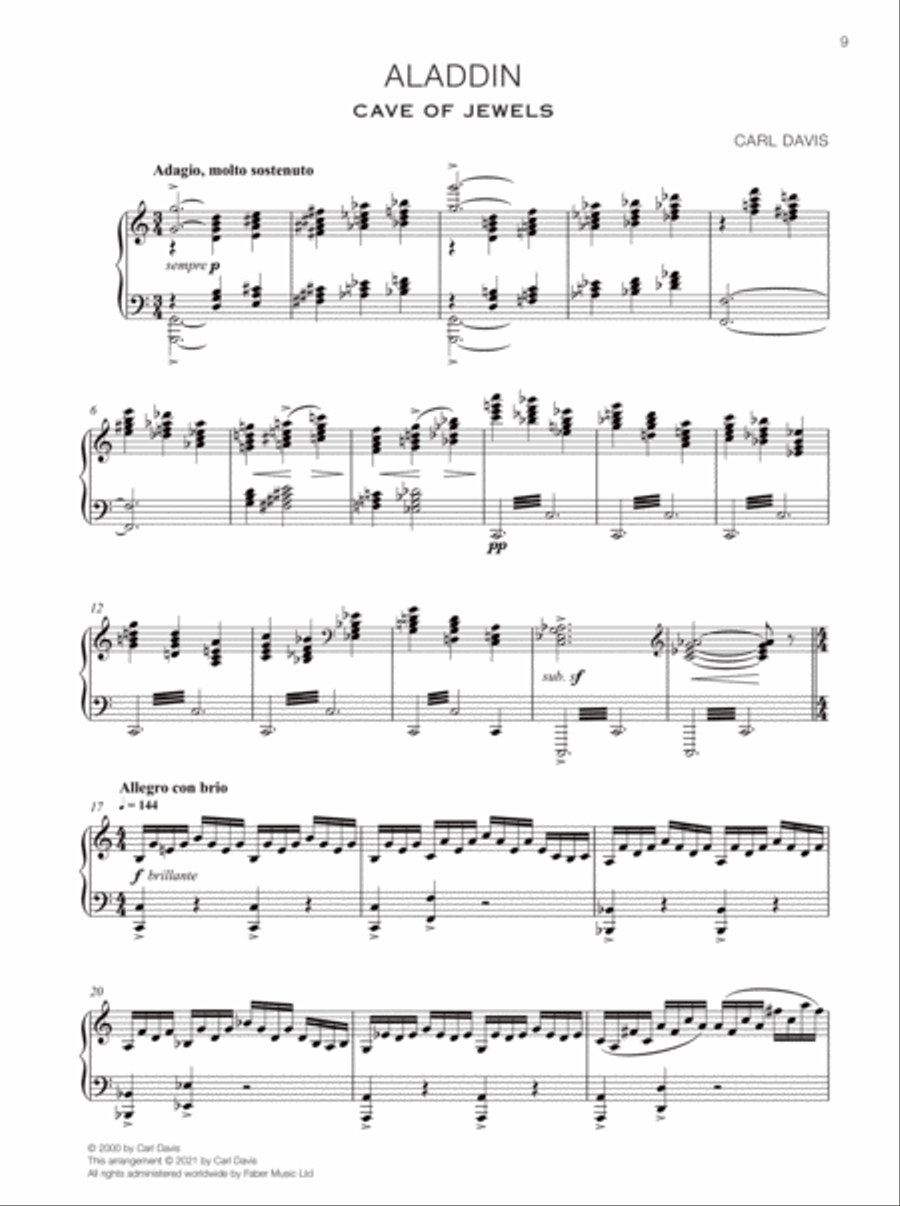 Carl Davis -- The Piano Collection Piano Solo scores gallery preview page 2