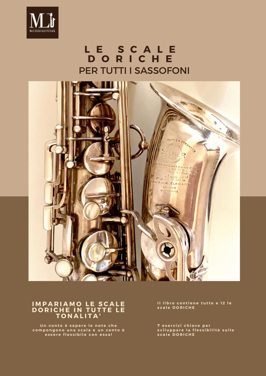 Le Scale Doriche Per Tutti I Sassofoni Alto Saxophone scores gallery preview page 1