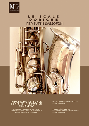 Book cover for Le Scale Doriche Per Tutti I Sassofoni