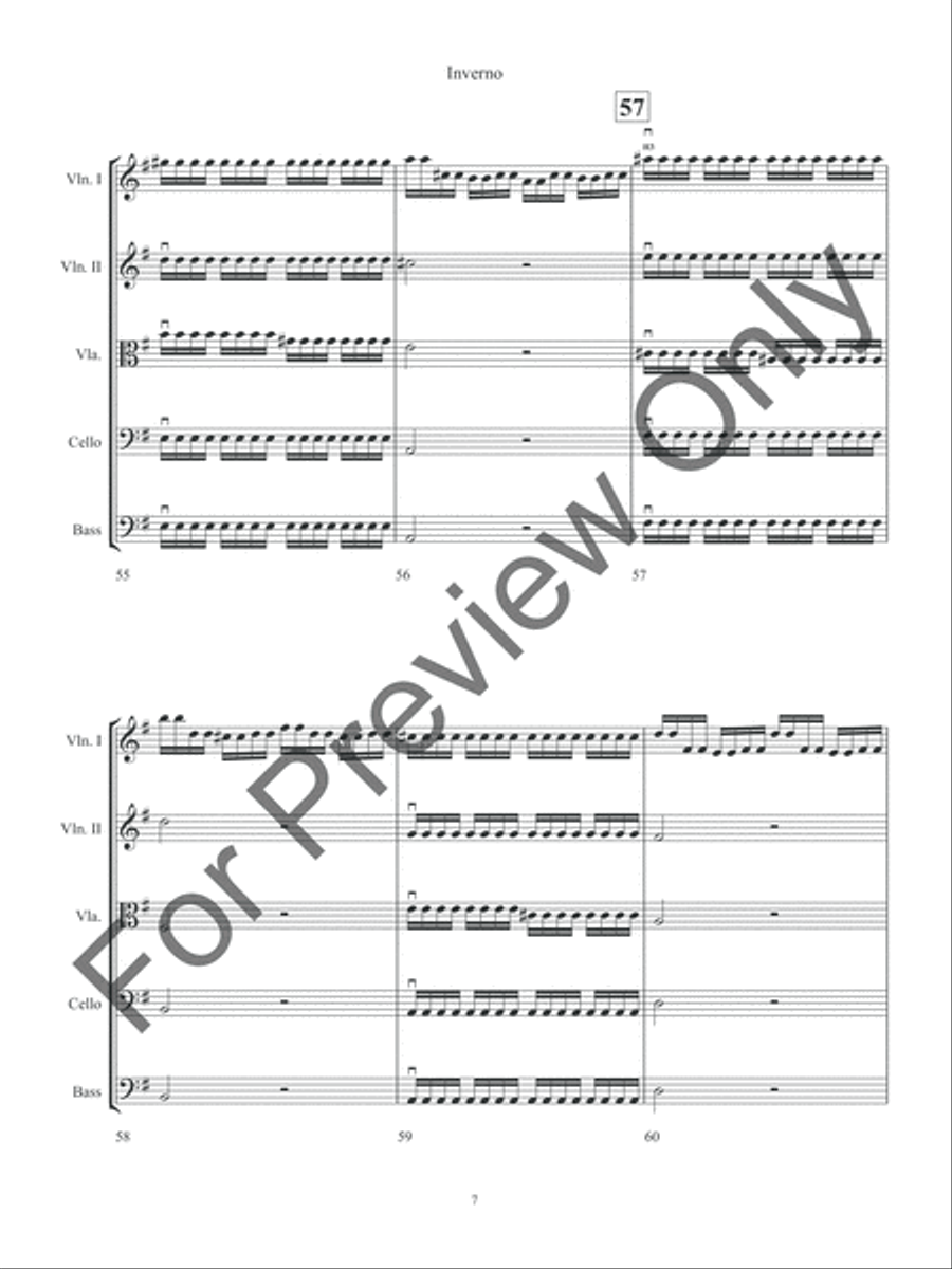 Inverno Inverno String Orchestra scores gallery preview page 10