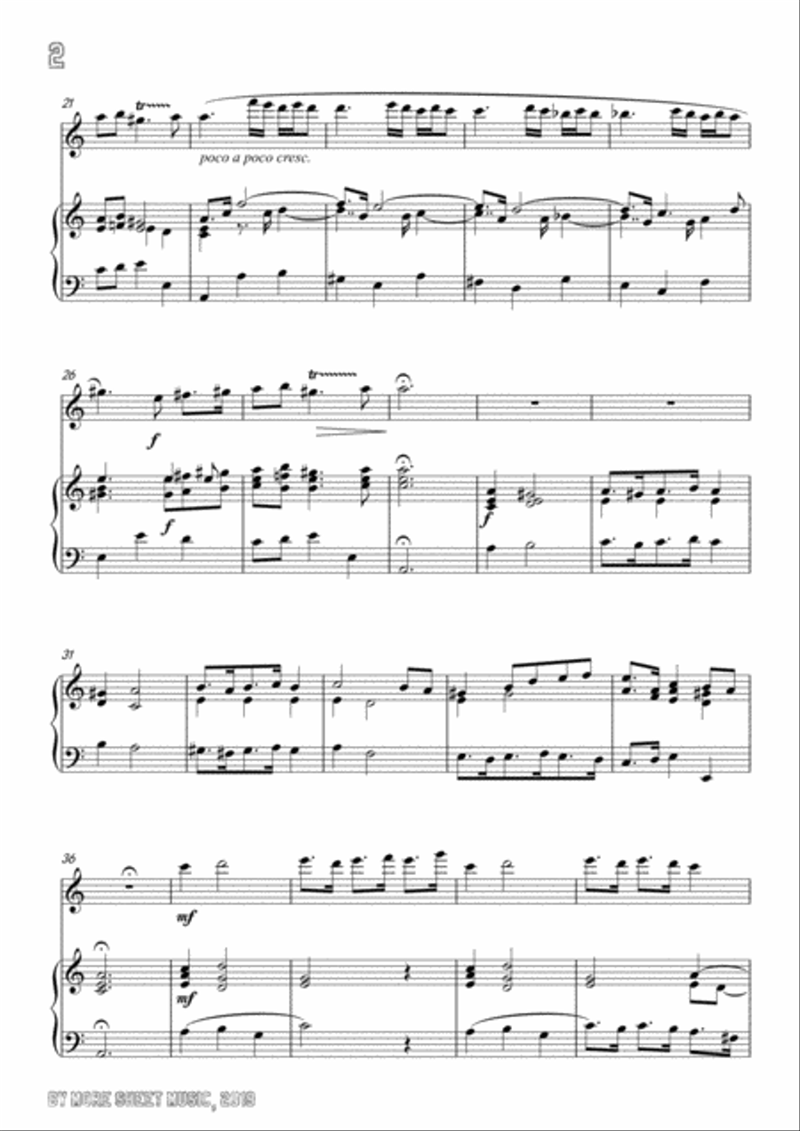 Perti-Se non fossero gli stenti,for Flute and Piano Flute Solo scores gallery preview page 4