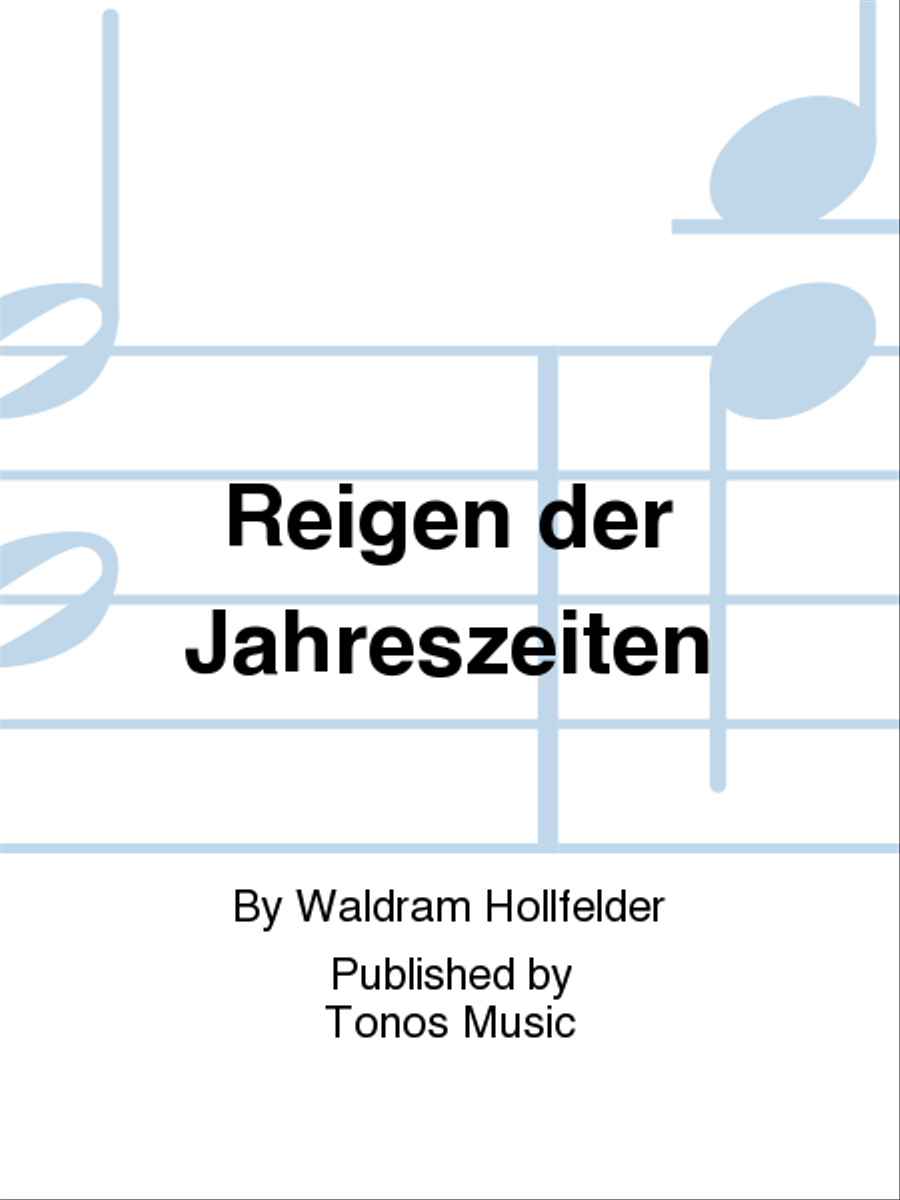 Reigen der Jahreszeiten Mixed Choir scores gallery preview page 1