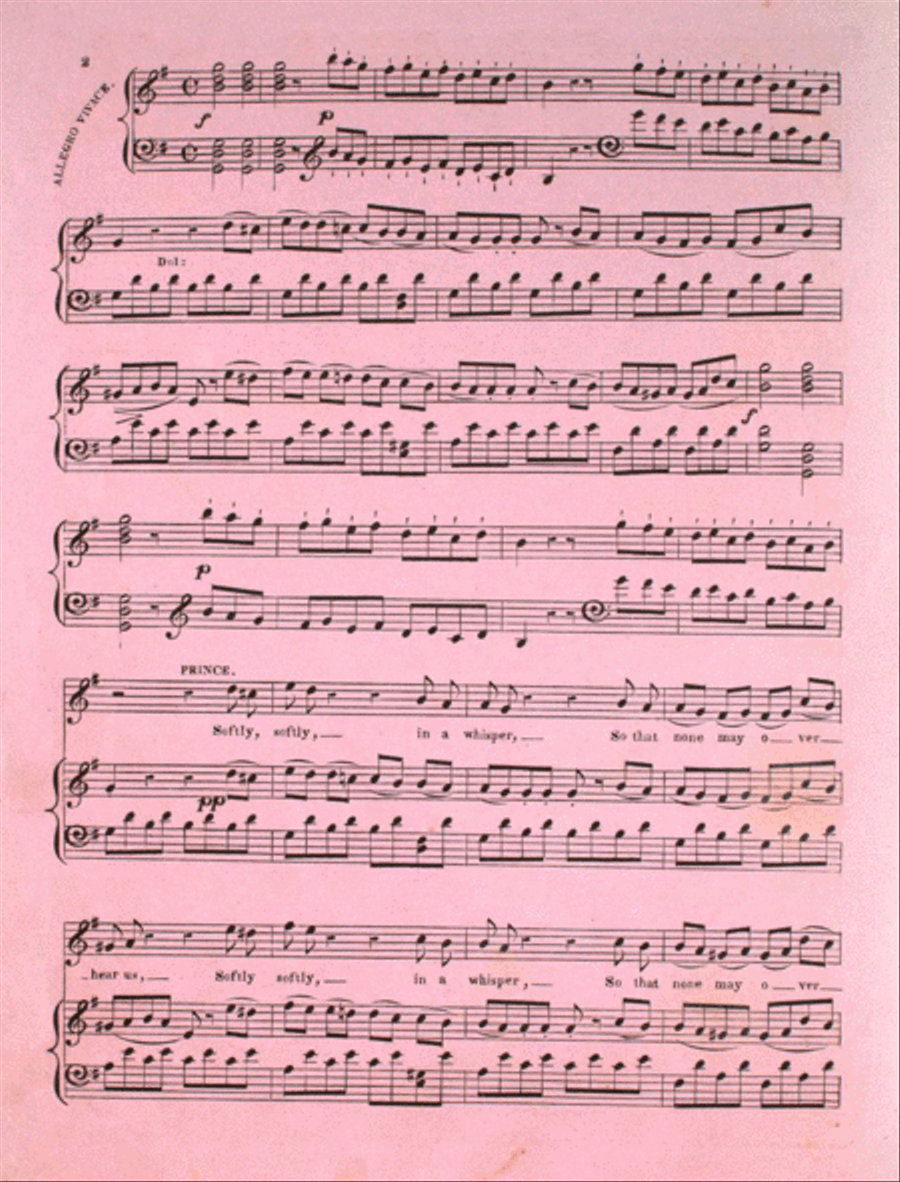 Softly Softly in a Whisper. The Admired Dialogue Quartett Voice scores gallery preview page 2