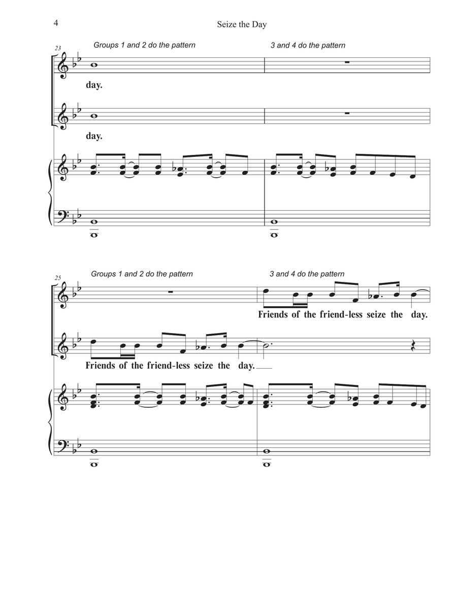 Seize The Day 2-Part scores gallery preview page 4