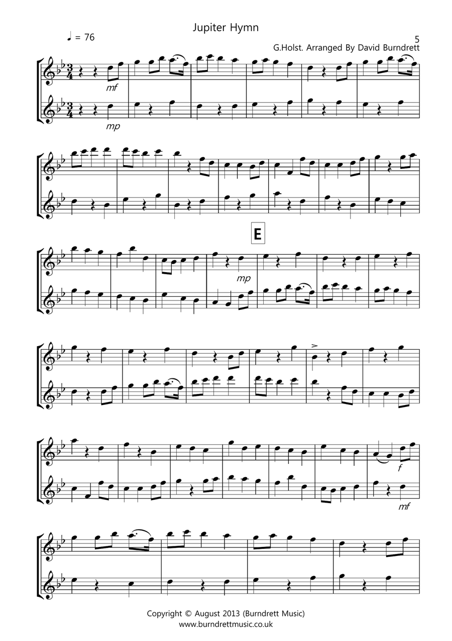 8 Duets for Flute And Oboe Woodwind Duet scores gallery preview page 5