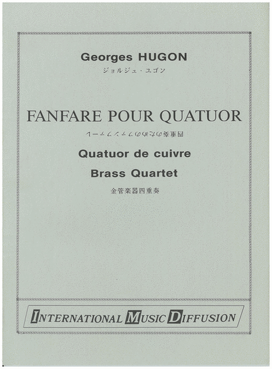 Fanfare pour quatuor