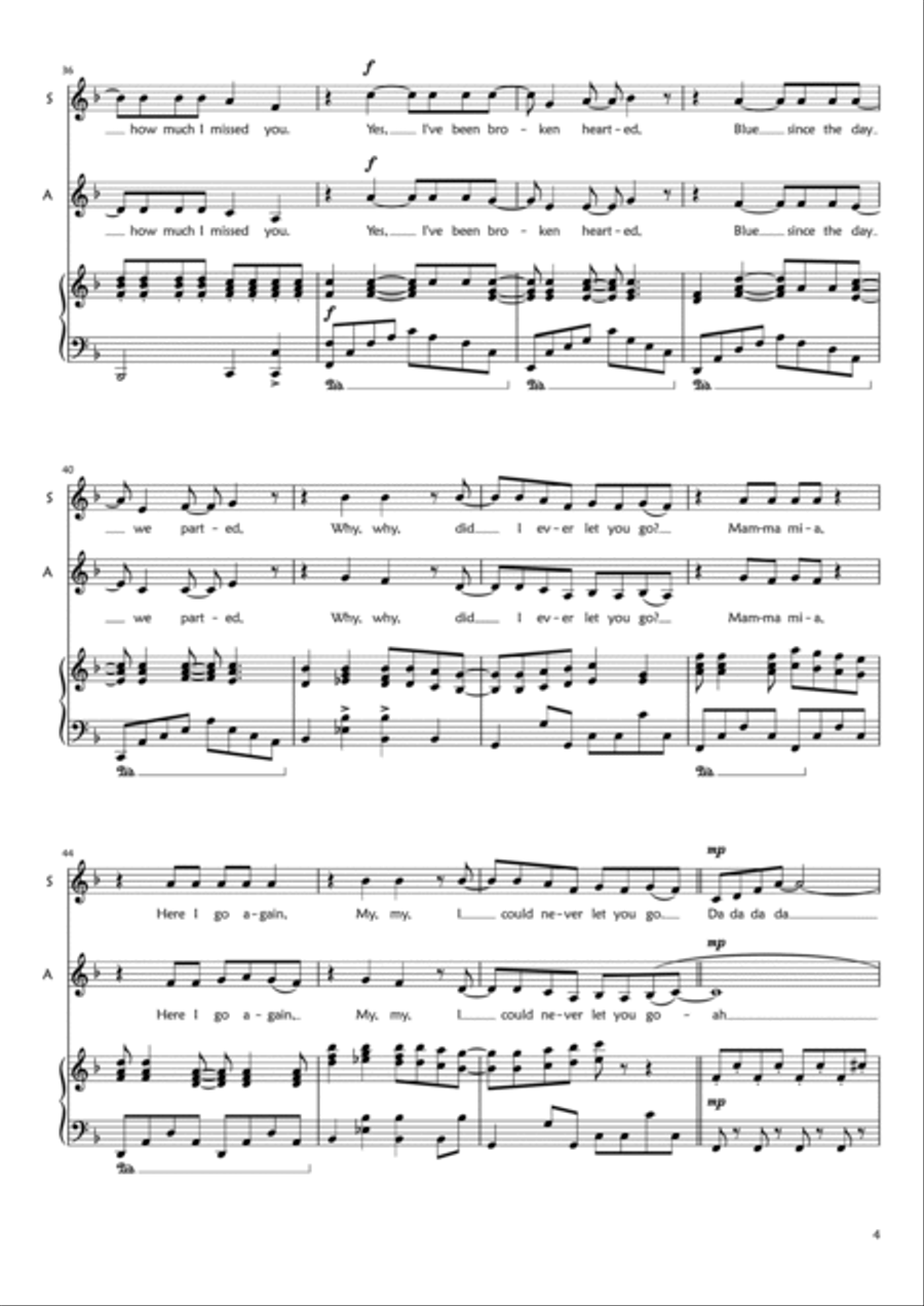 Mamma Mia SA scores gallery preview page 4