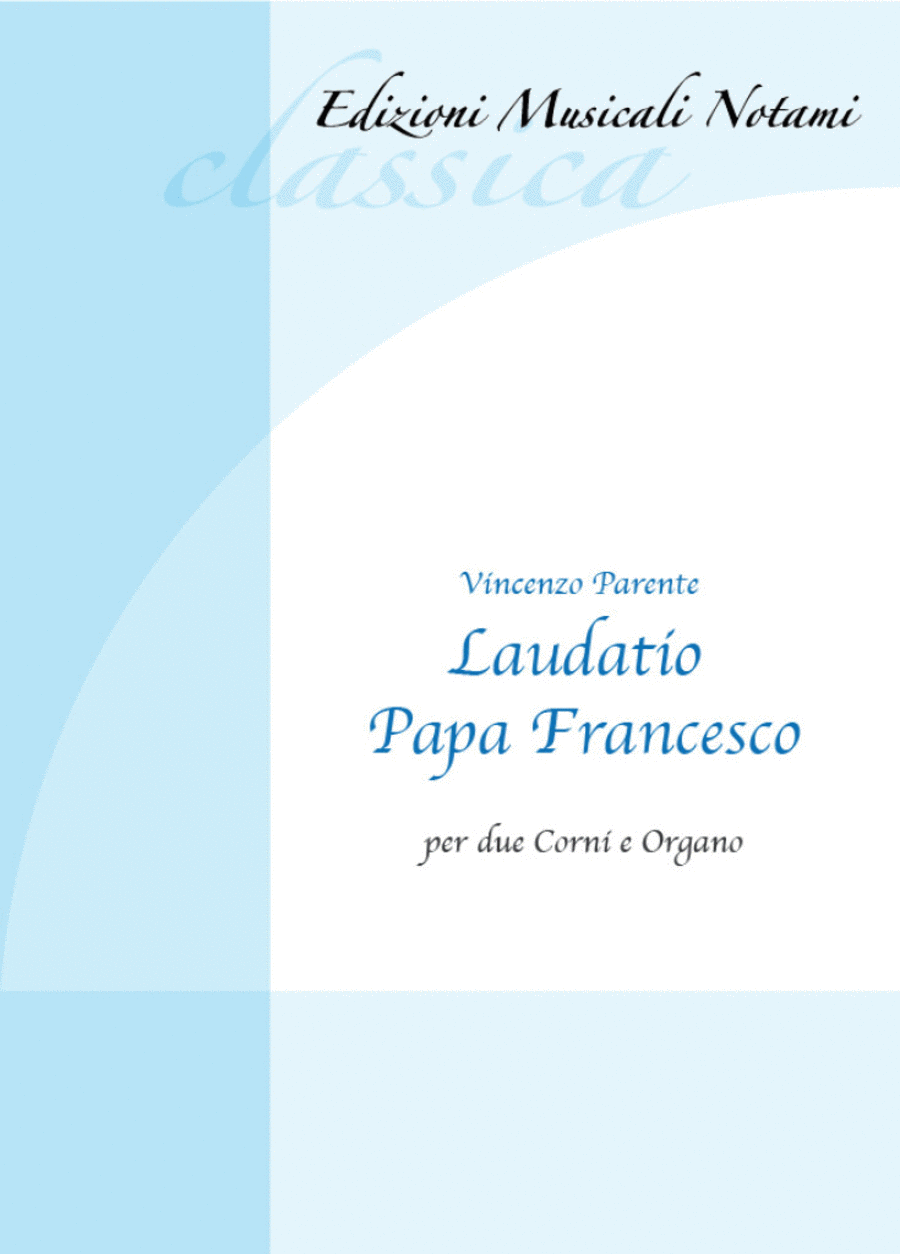 Laudatio Papa Francesco Laudatio Papa Francesco Praise scores gallery preview page 1