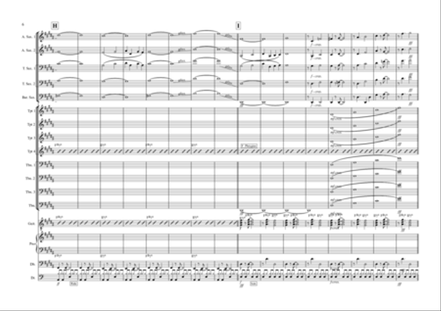 Time to Remind Me Time to Remind Me Jazz Ensemble scores gallery preview page 6