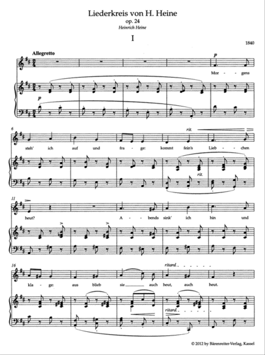 Song Cycle op. 24 Voice scores gallery preview page 2