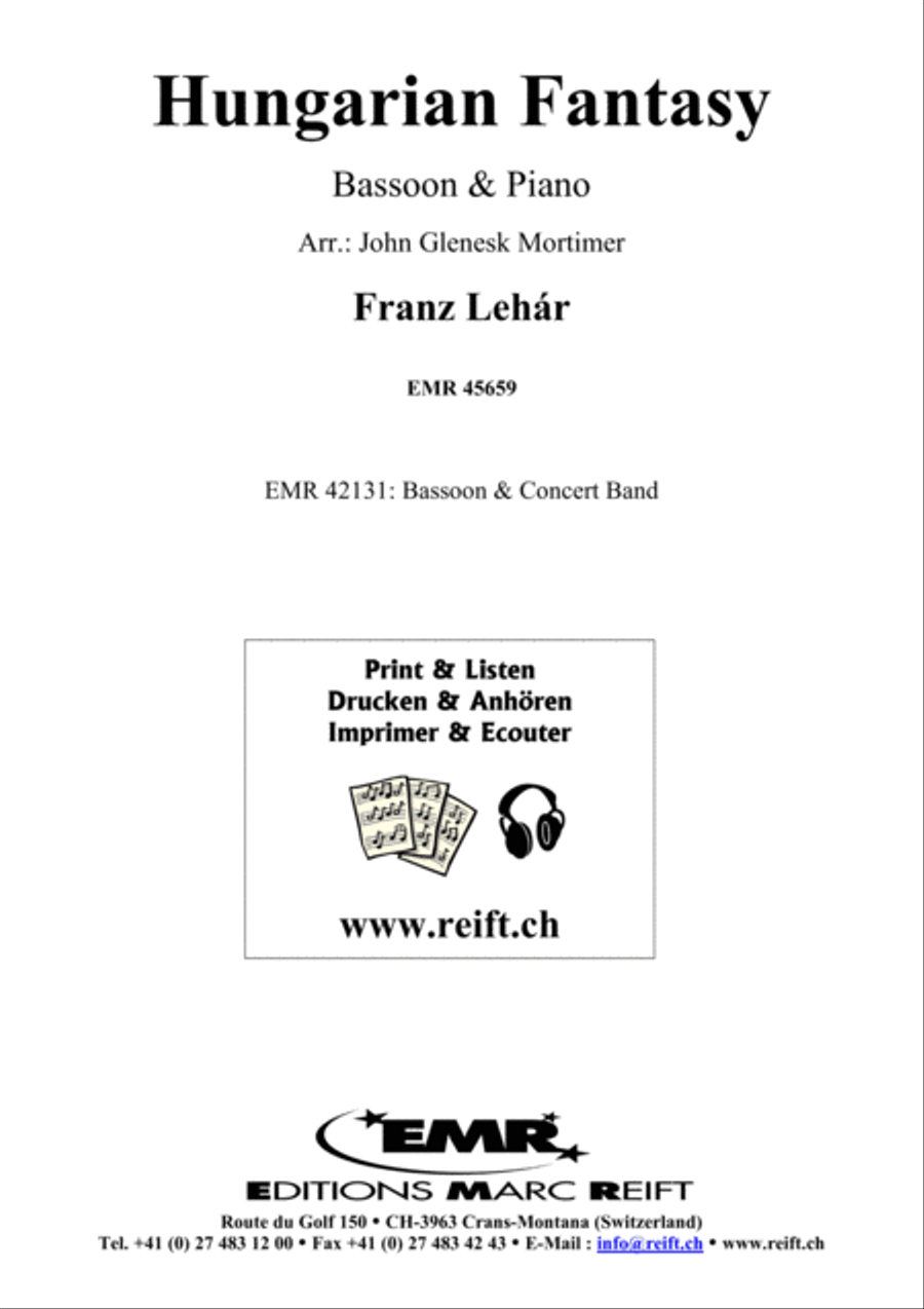 Hungarian Fantasy Bassoon Solo scores gallery preview page 2