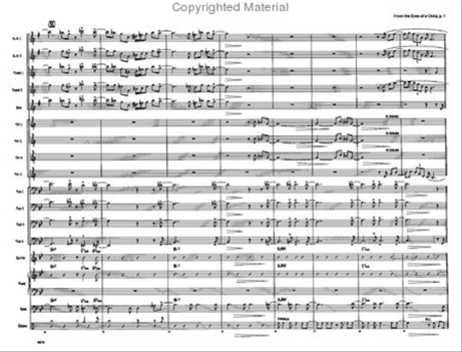 From the Eyes of a Child From the Eyes of a Child Jazz Ensemble scores gallery preview page 6