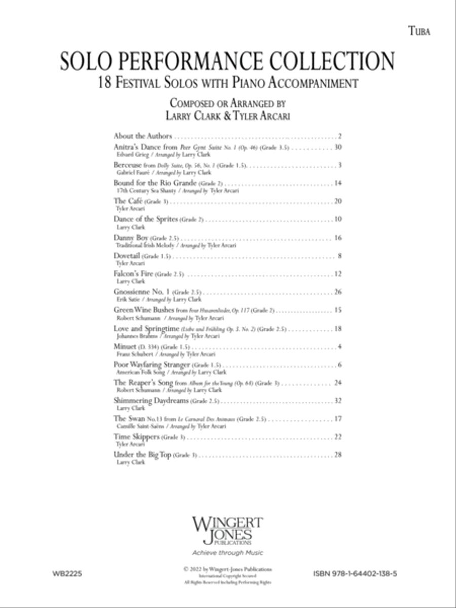 Solo Performance Collection Tuba scores gallery preview page 2