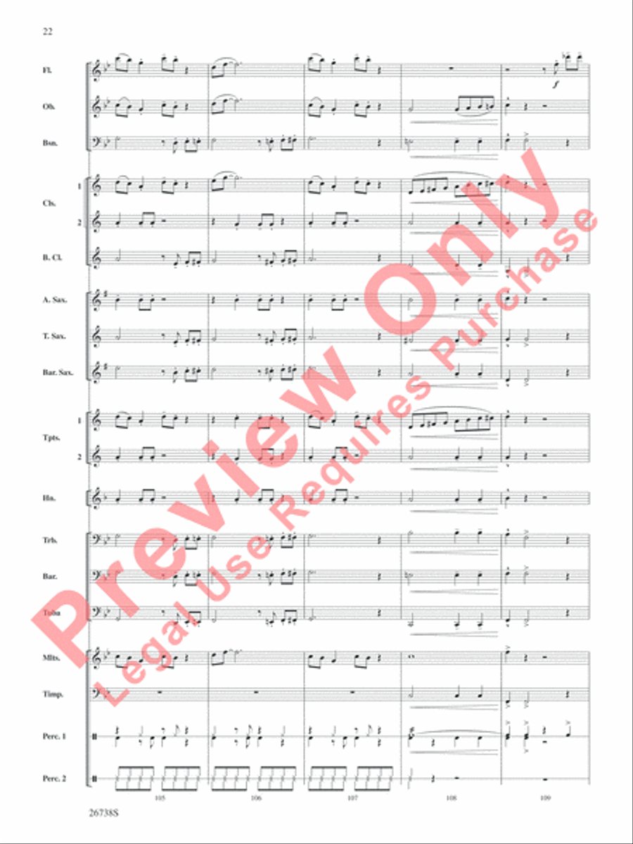 Superheroes R Us Concert Band scores gallery preview page 23