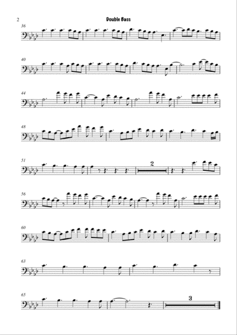 Perfect Double Bass scores gallery preview page 3