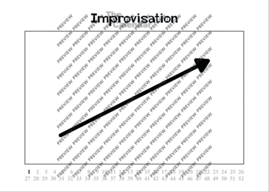 Improvisation Calendar Score scores gallery preview page 6