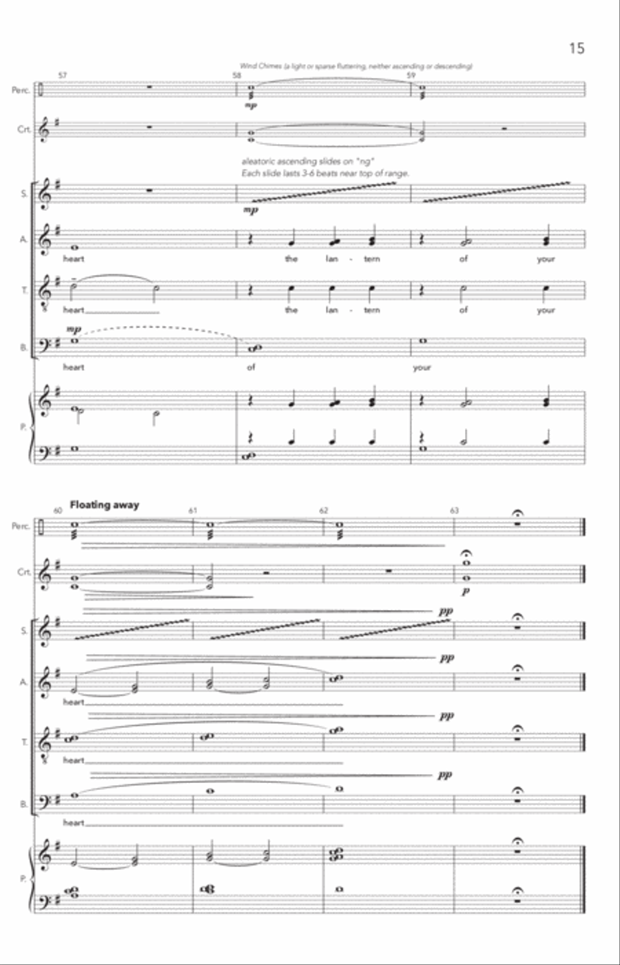 The Lantern Of Your Heart 4-Part scores gallery preview page 14