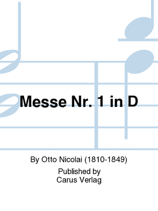 Messe Nr. 1 in D