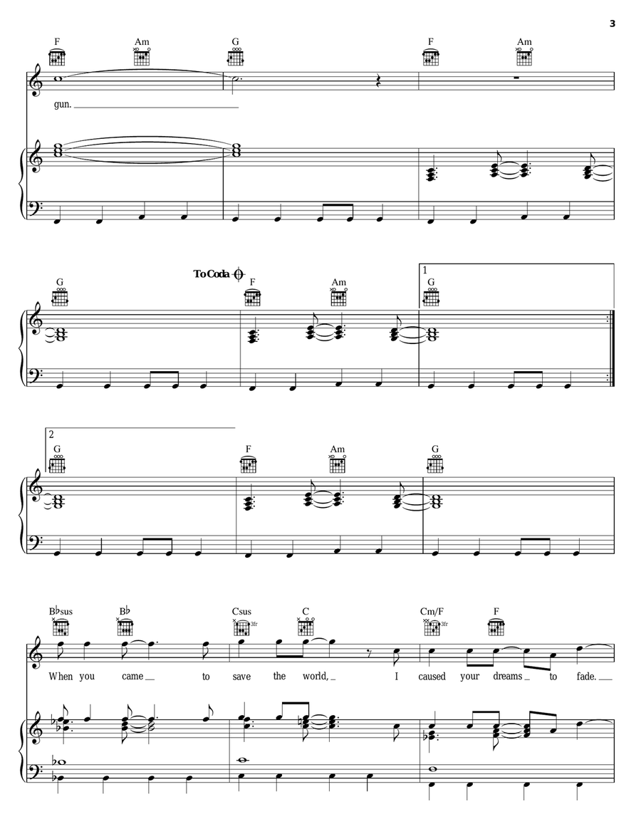 Got It Made Got It Made Piano, Vocal, Guitar scores gallery preview page 3