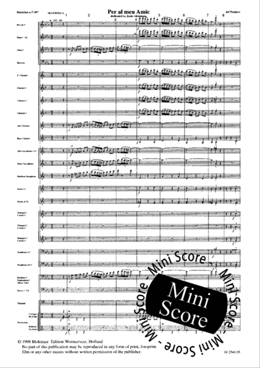 For My Friend Concert Band scores gallery preview page 5