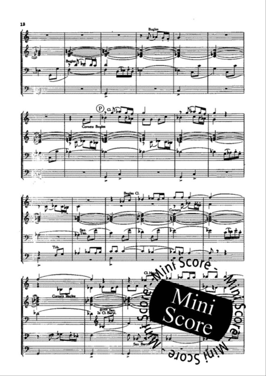 Le Bourg en Fete Le Bourg en Fete Concert Band scores gallery preview page 13