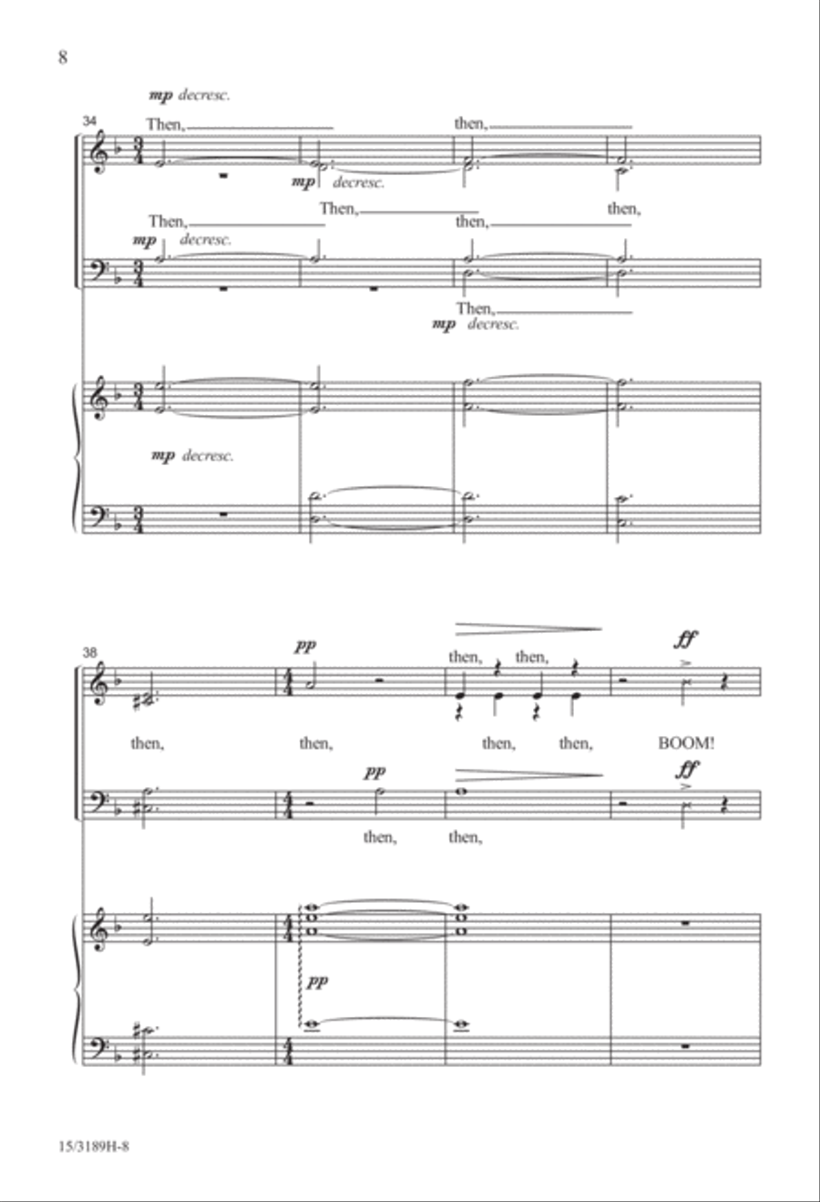 Lightning! 4-Part scores gallery preview page 8