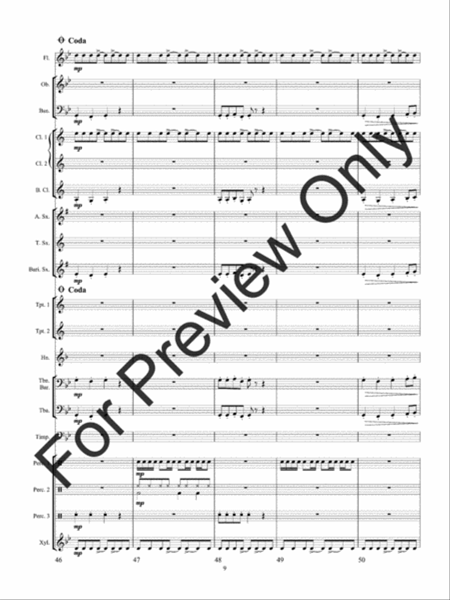 Poltergeist (Score) Concert Band scores gallery preview page 13