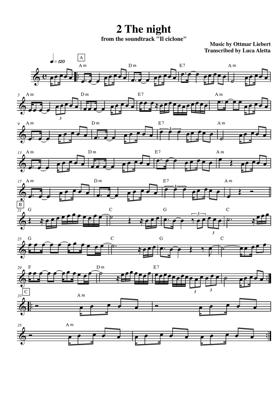 2 The Night Small Ensemble scores gallery preview page 1