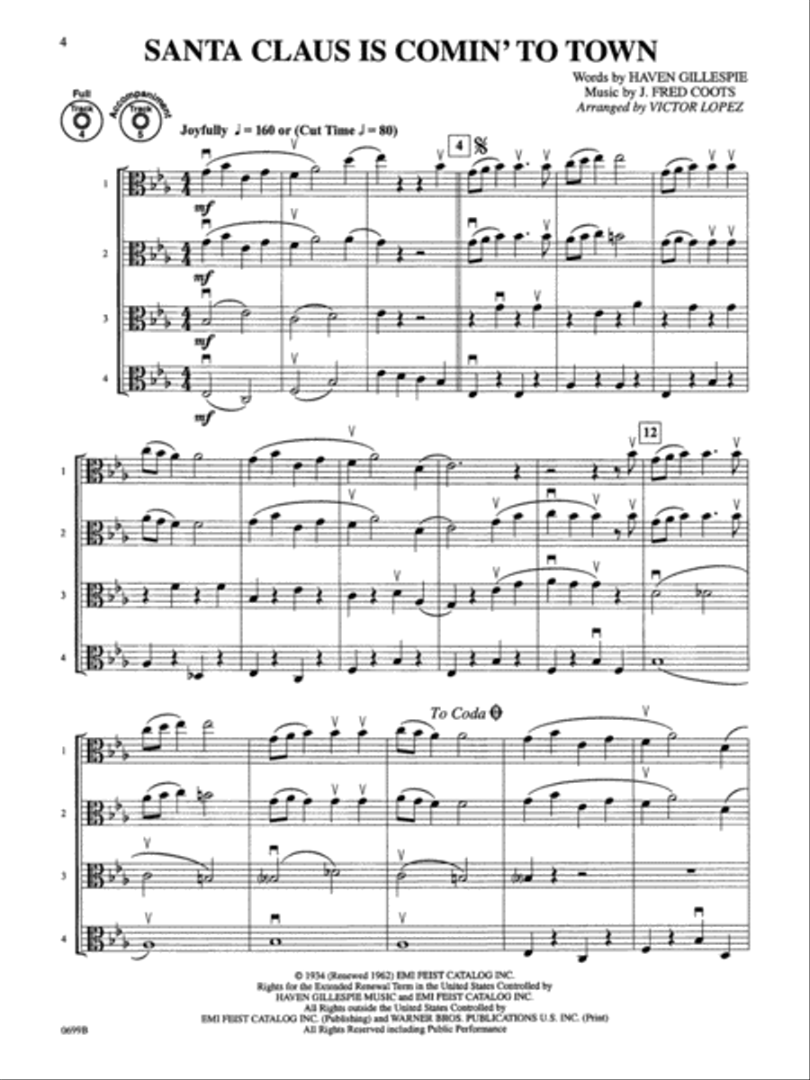 Flex-Ability Holiday -- Solo-Duet-Trio-Quartet with Optional Accompaniment Small Ensemble scores gallery preview page 4
