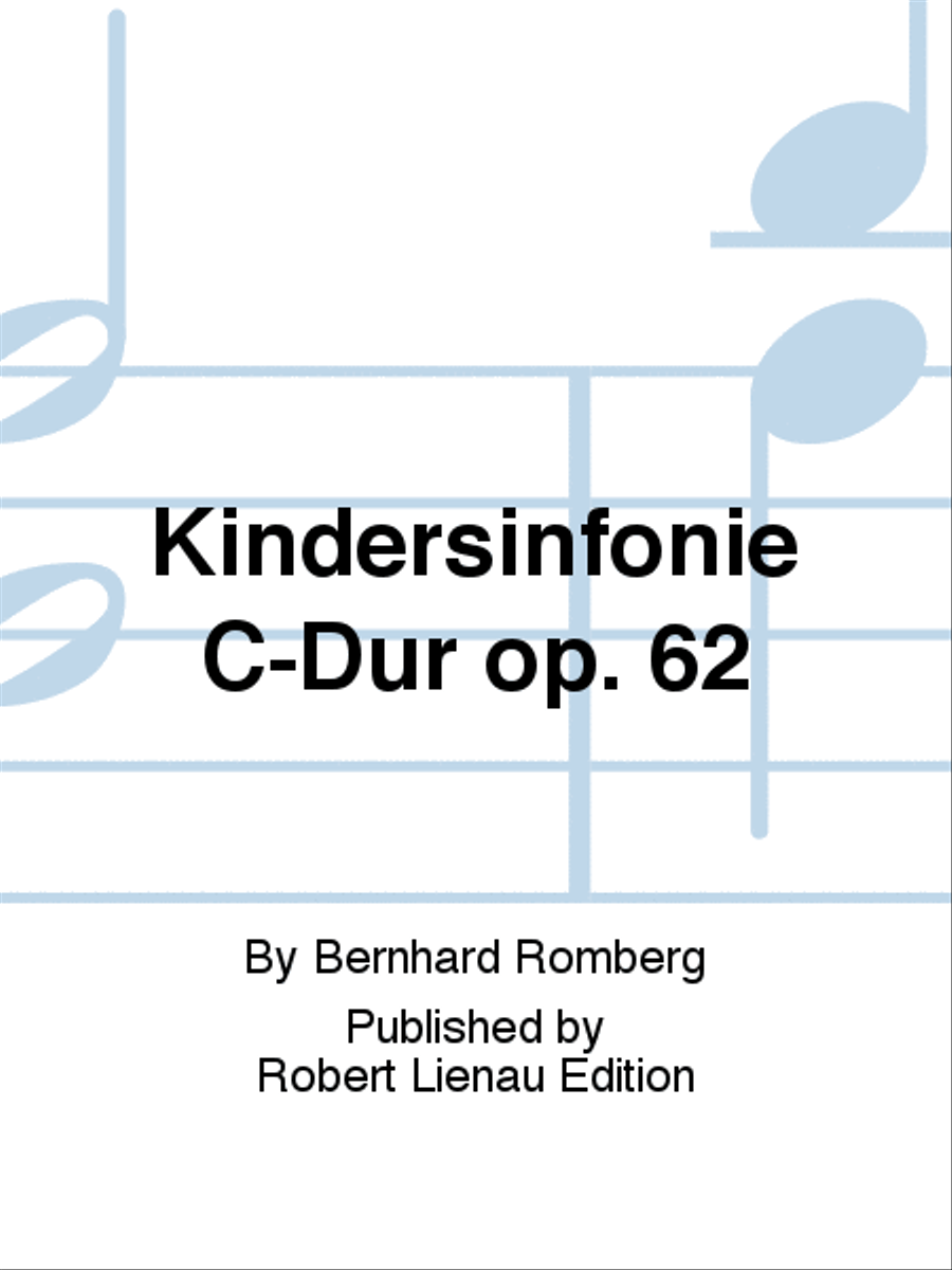 Kindersinfonie C-Dur op. 62 Orchestra scores gallery preview page 1