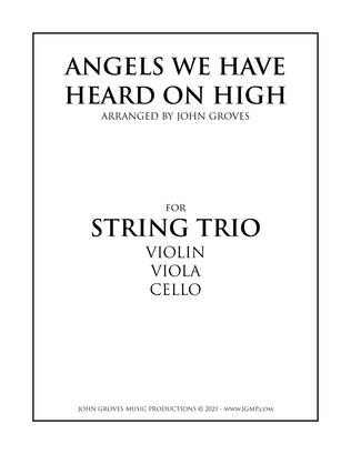 Angels We Have Heard On High - String Trio