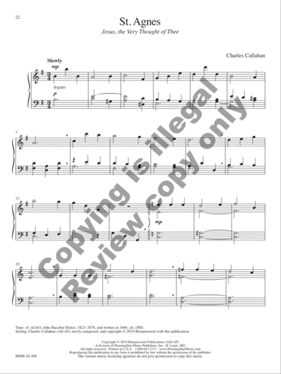 Voluntaries for Manuals: 14 Hymn-based Preludes and Postludes Organ scores gallery preview page 13