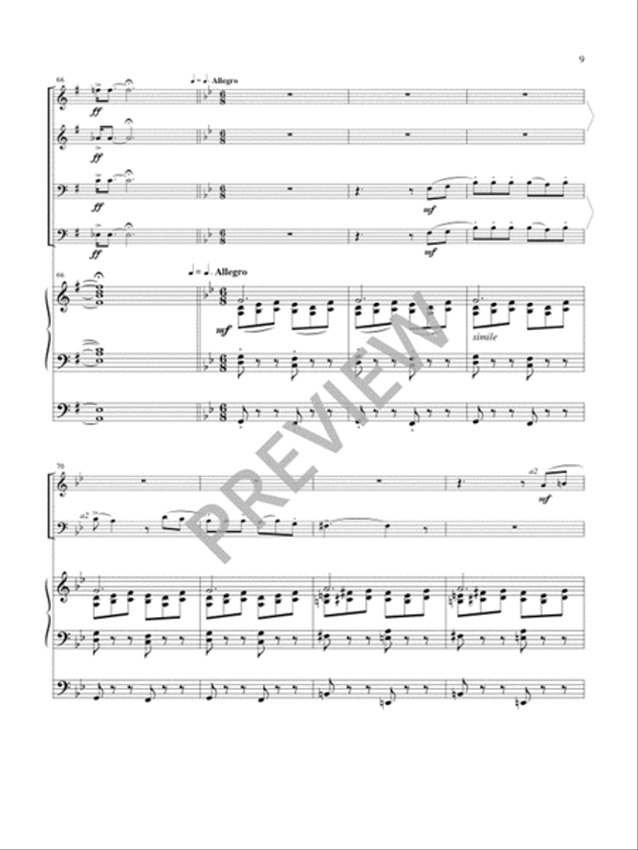 Deo Gratias Trombone scores gallery preview page 10